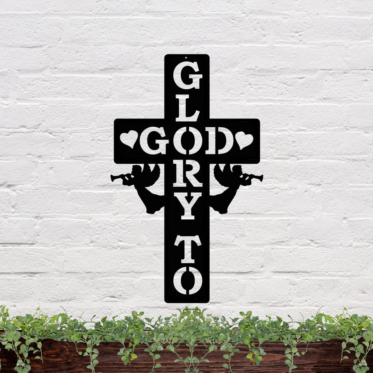 36 powder-coated Copper metal sign