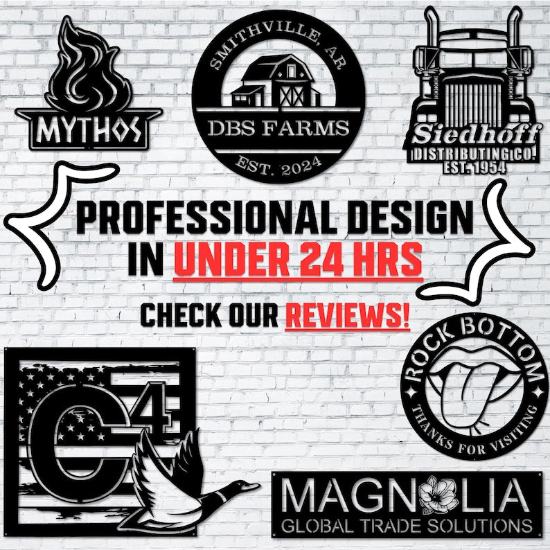 Custom Logo Sign - example 2