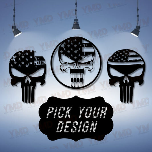 36 inches powder-coated Design C metal sign