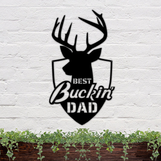 36 inches powder-coated Copper metal sign