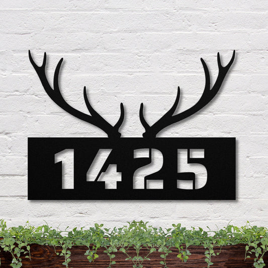 36 inches powder-coated Copper metal sign