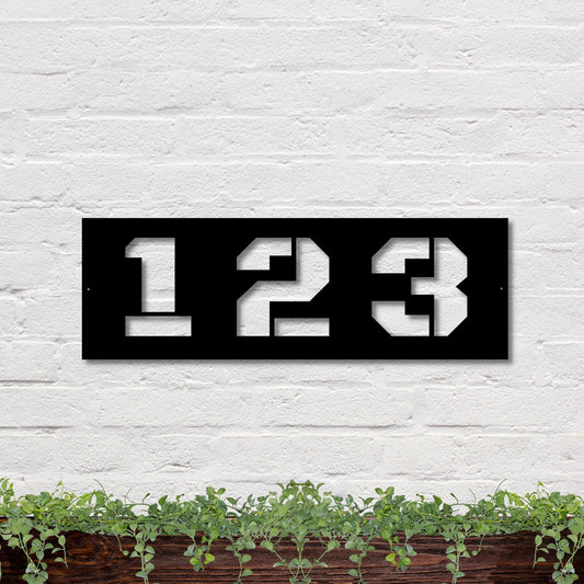 36 powder-coated Copper metal sign
