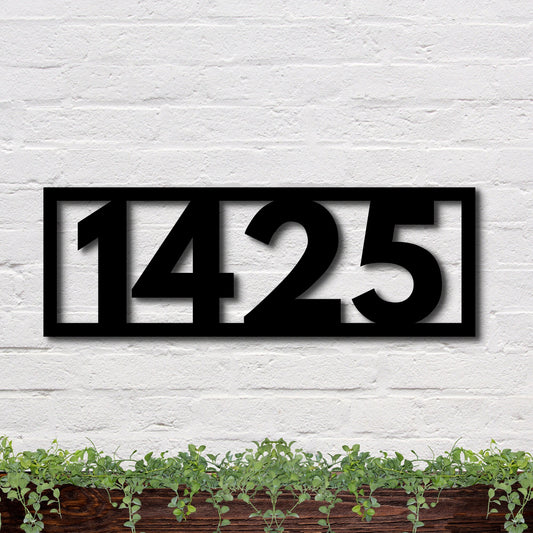 36 inches powder-coated Copper metal sign
