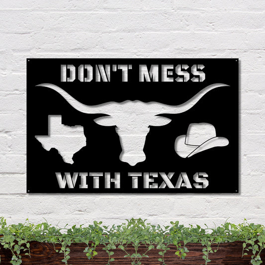 36 inches powder-coated Copper metal sign