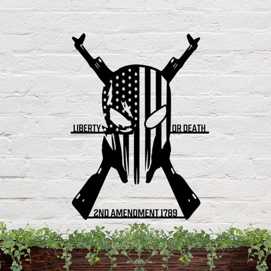 36 inches powder-coated Raw Steel metal sign