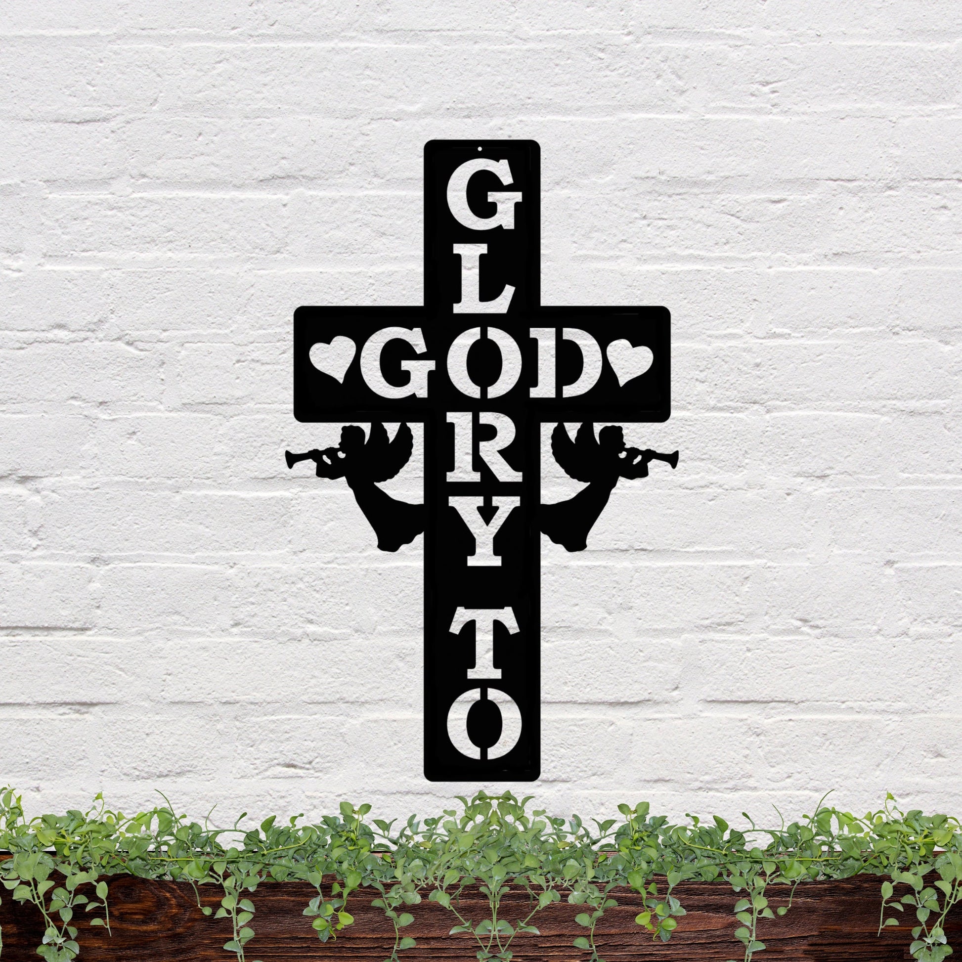 36 powder-coated Copper metal sign