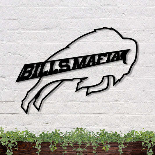 36 inches powder-coated Copper metal sign