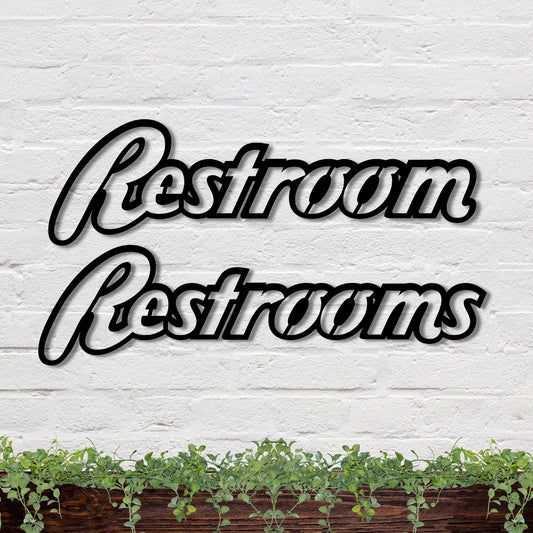 36 powder-coated White metal sign
