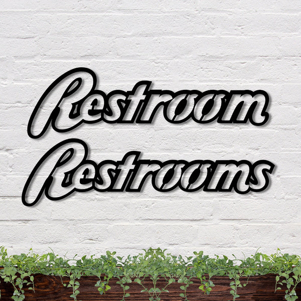 36 powder-coated White metal sign