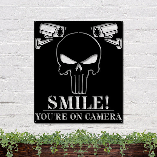 36 inches powder-coated Copper metal sign