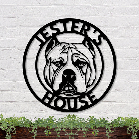 36 inches powder-coated Copper metal sign