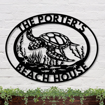 Copper powder-coated 41x31 inches metal sign