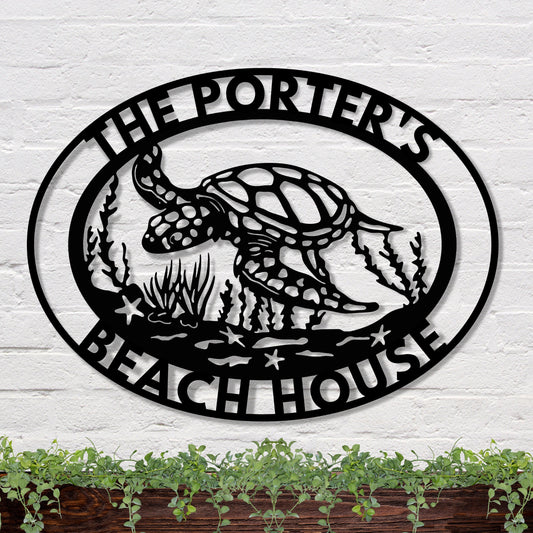 Copper powder-coated 41x31 inches metal sign