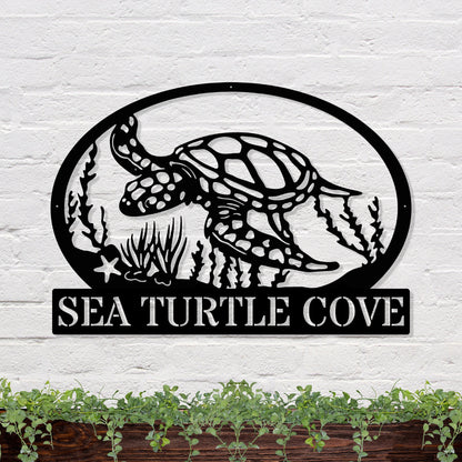 41 inches powder-coated Copper metal sign