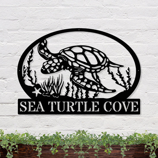 41 inches powder-coated Copper metal sign