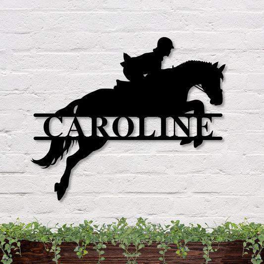 41 inches powder-coated Copper metal sign