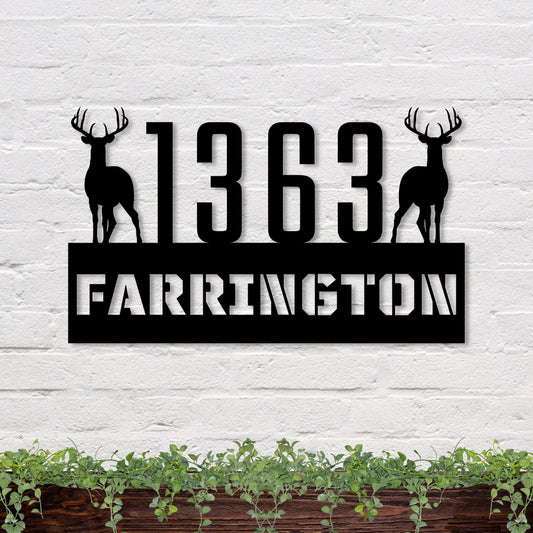 41 inches powder-coated Raw Steel metal sign