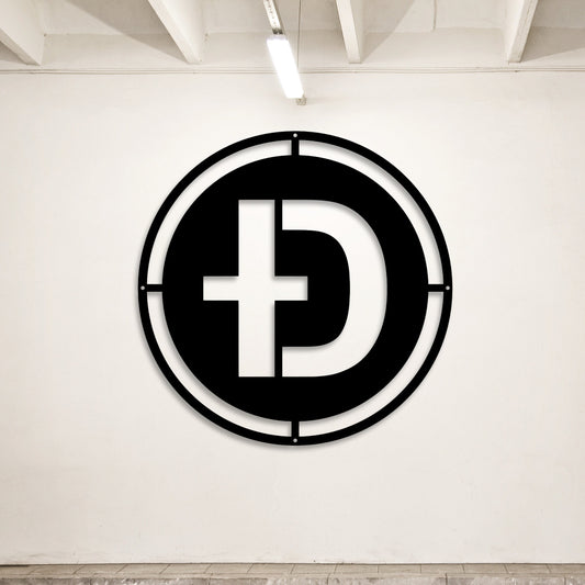 41 inches powder-coated Raw Steel metal sign