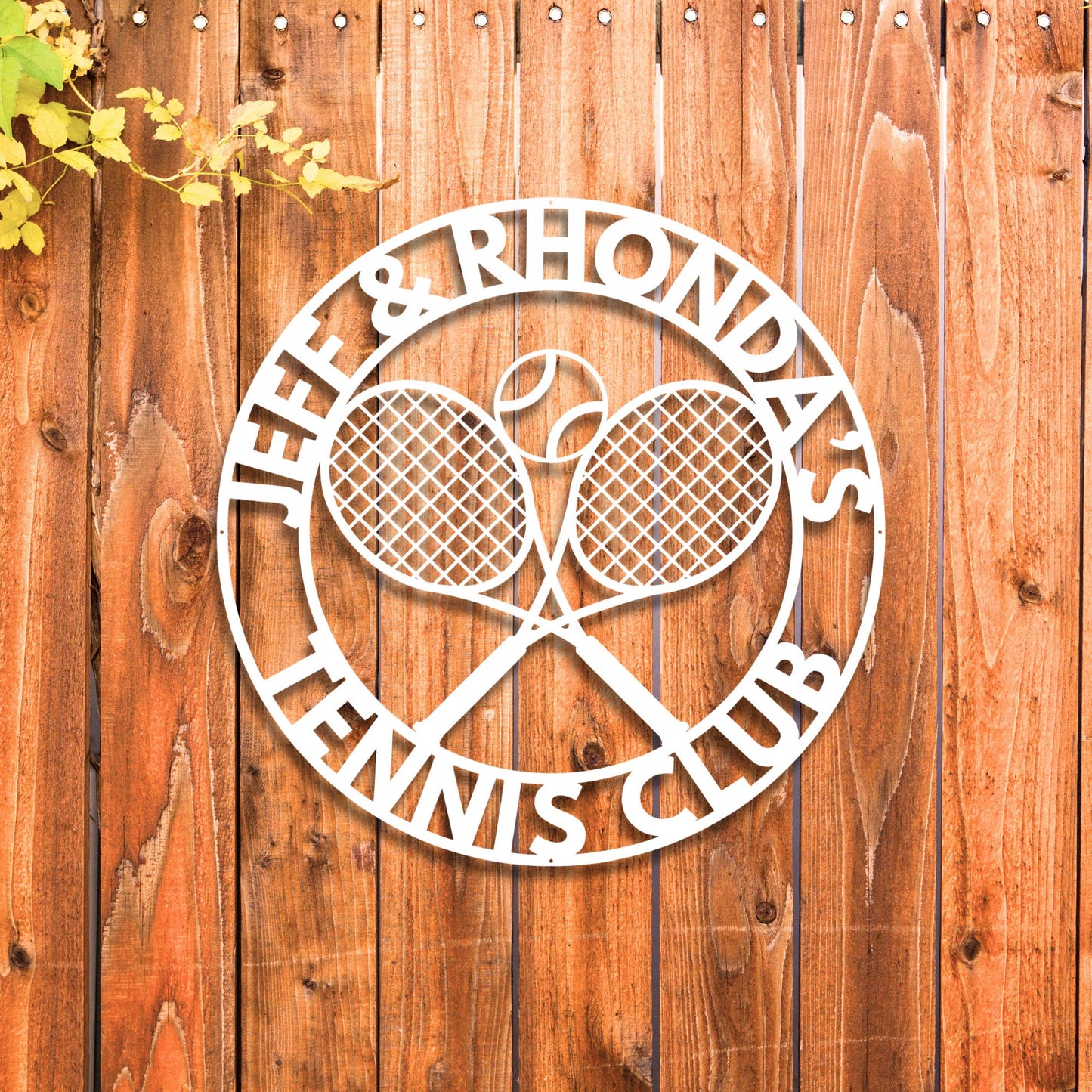 41 inches powder-coated Copper metal sign