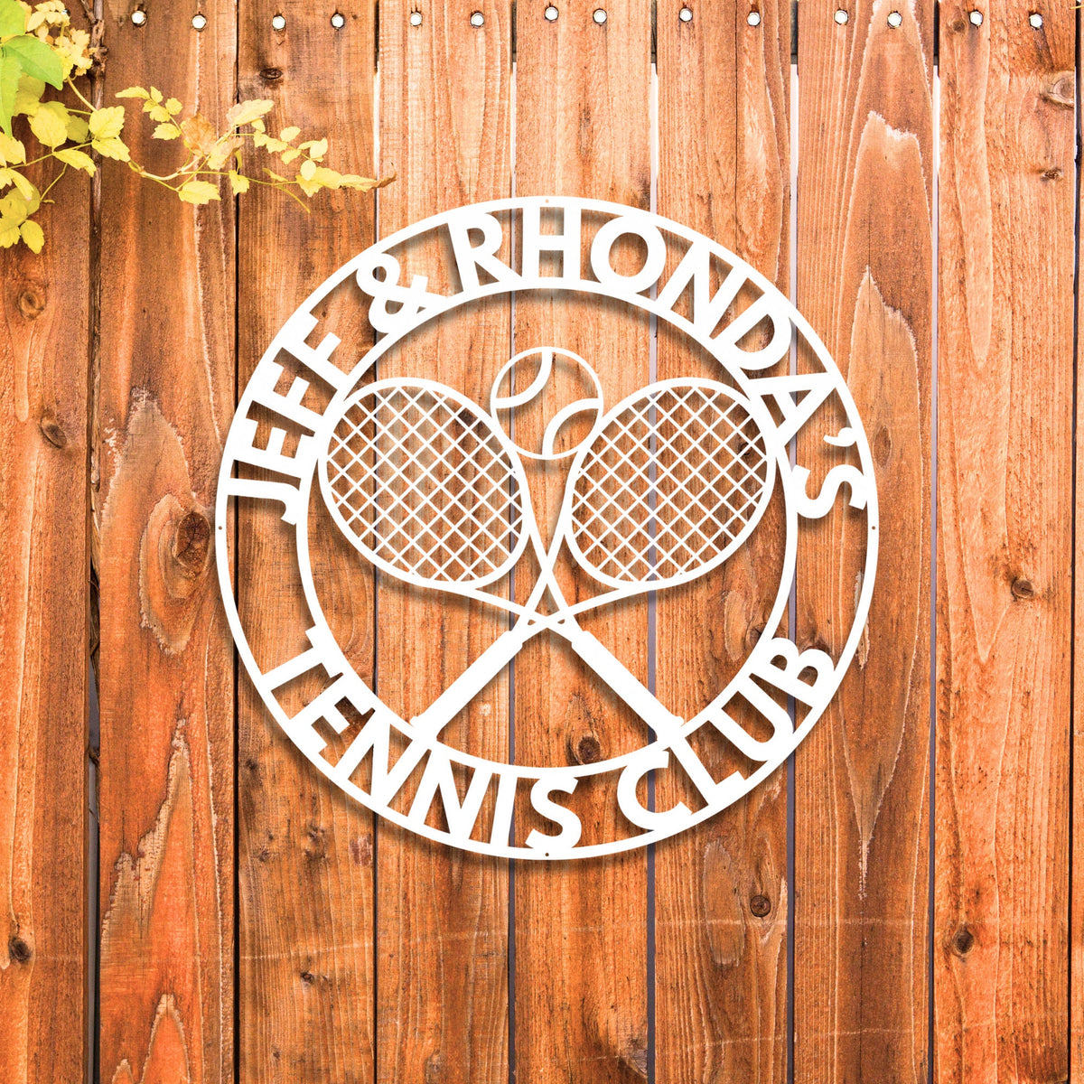 41 inches powder-coated Copper metal sign