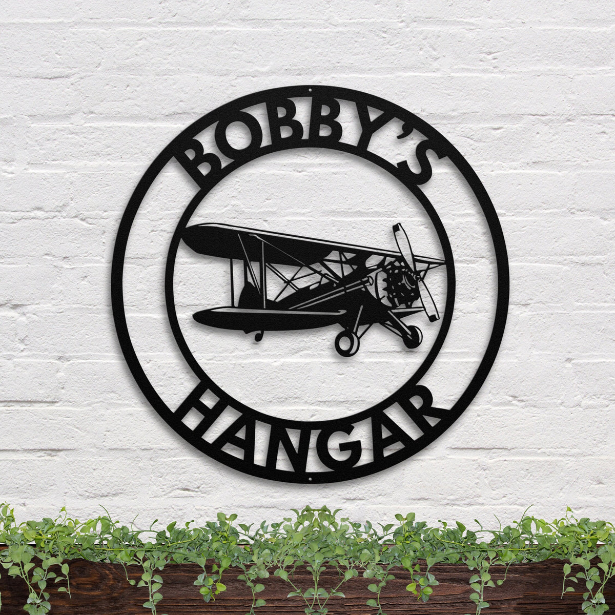 41 inches powder-coated Copper metal sign