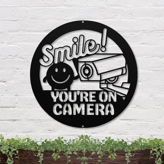 36 inches powder-coated Copper metal sign