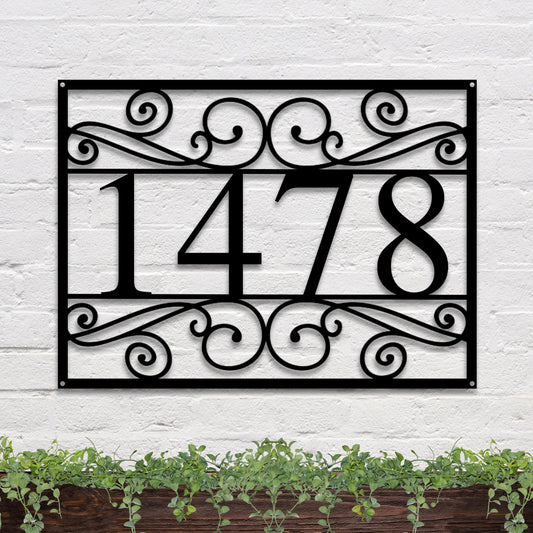 RAW STEEL powder-coated 41x30 inches metal sign