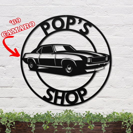 41 inches powder-coated Raw Steel metal sign