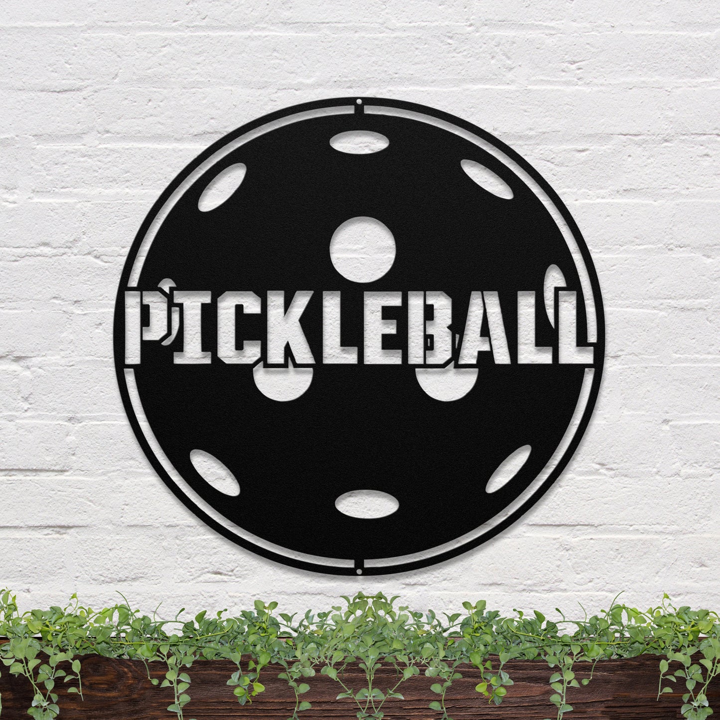 41 inches powder-coated Copper metal sign
