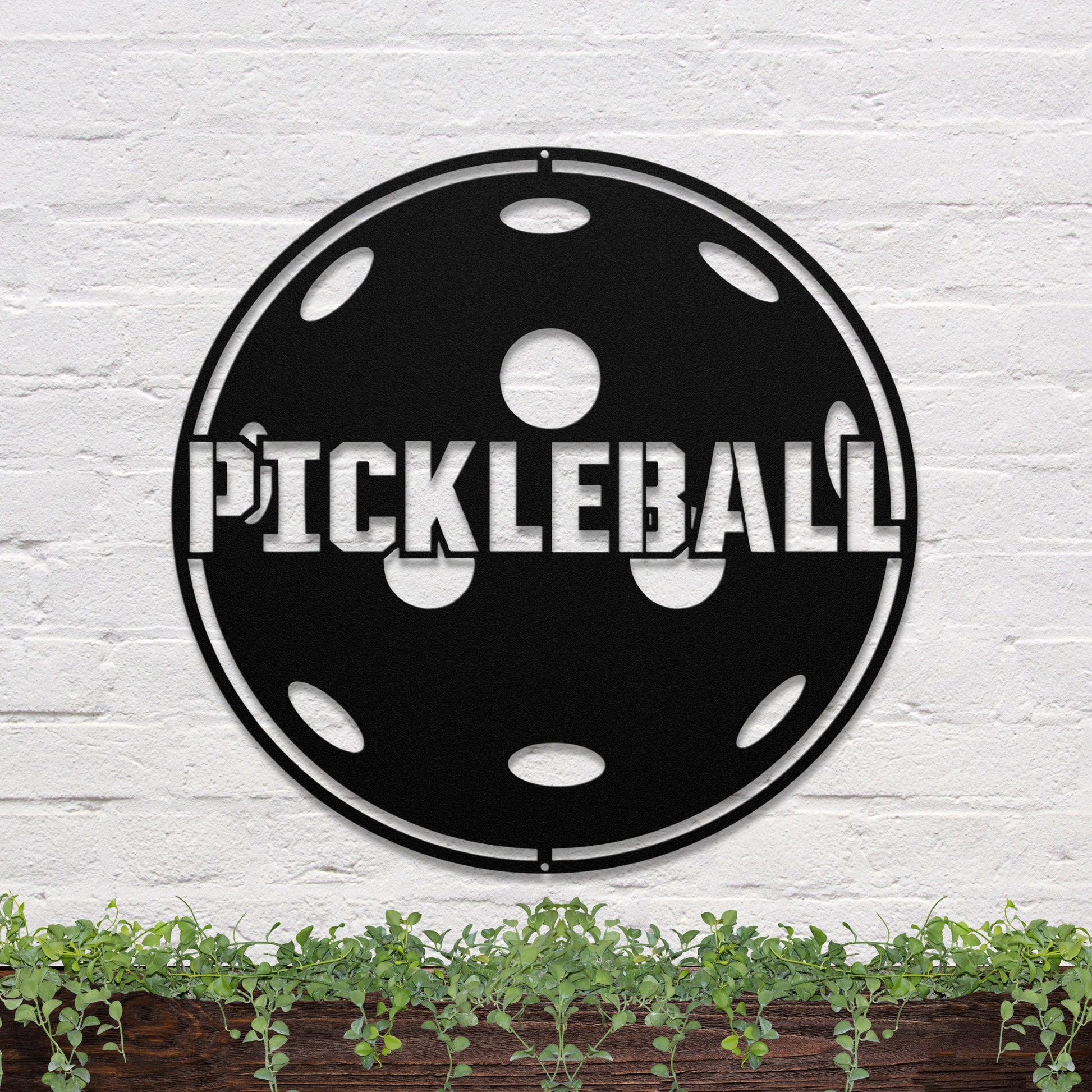 41 inches powder-coated Copper metal sign